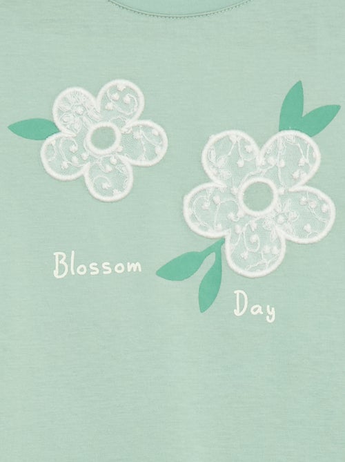 T-shirt a maniche lunghe con paillettes - Kiabi