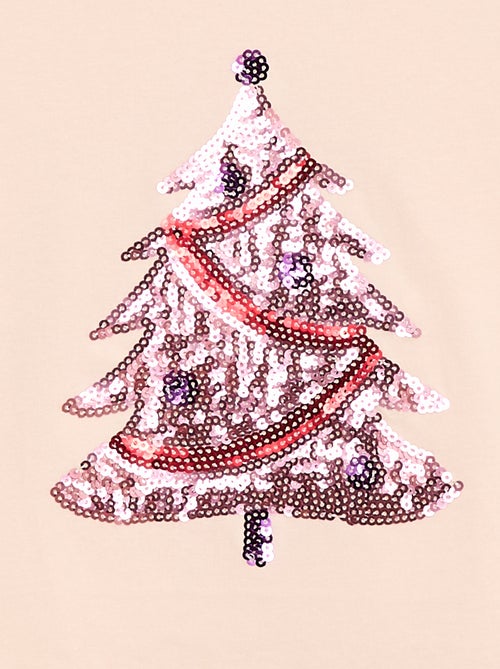 T-shirt a maniche lunghe con paillettes - Kiabi