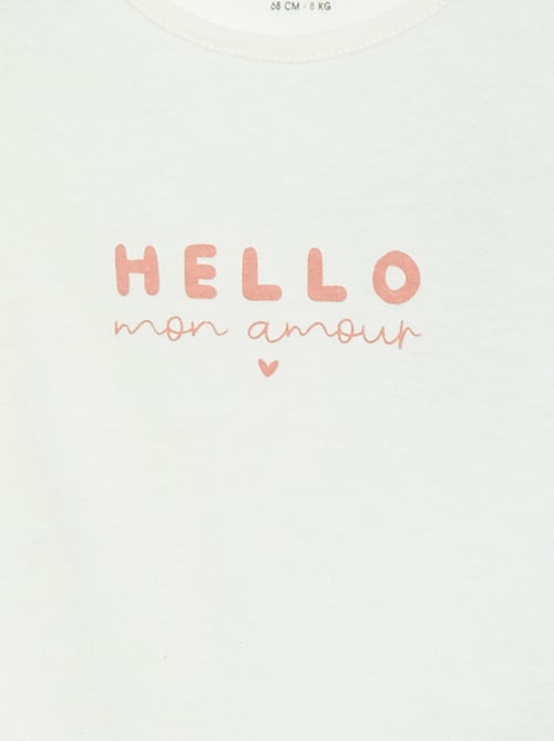 T-shirt a maniche lunghe con stampa - Kiabi