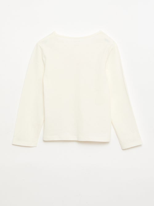 T-shirt a maniche lunghe con stampa - Kiabi