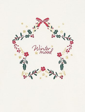 T-shirt a maniche lunghe con stampa