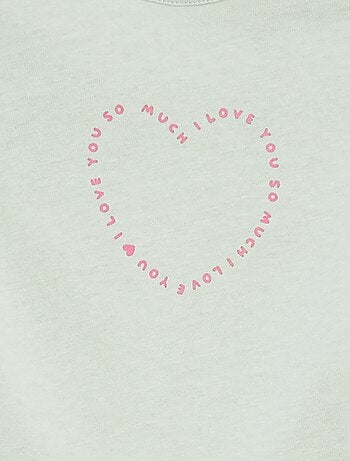 T-shirt a maniche lunghe con stampa