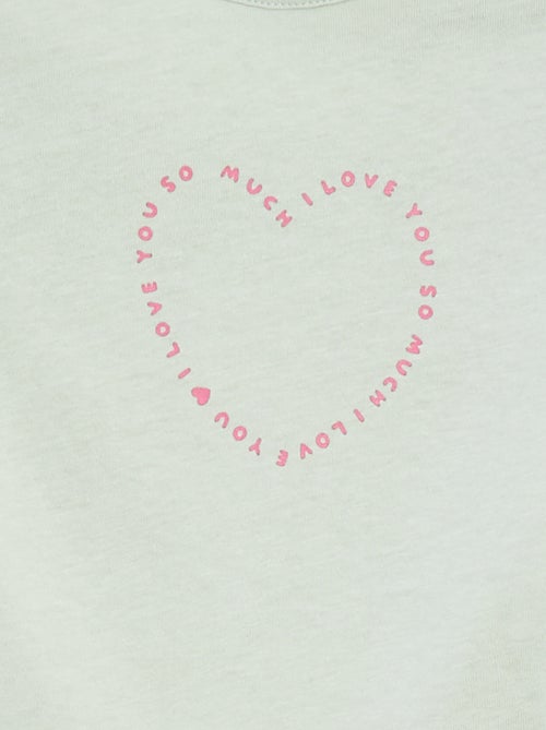 T-shirt a maniche lunghe con stampa - Kiabi