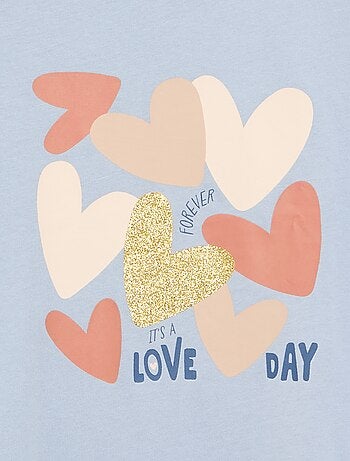 T-shirt a maniche lunghe con stampa