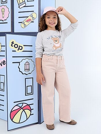 T-shirt a maniche lunghe con stampa