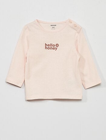 T-shirt a maniche lunghe con stampa - Kiabi