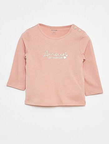 T-shirt a maniche lunghe con stampa