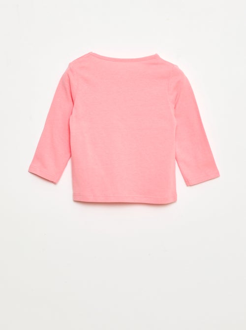 T-shirt a maniche lunghe con stampa - Kiabi