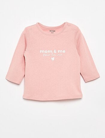 T-shirt a maniche lunghe con stampa