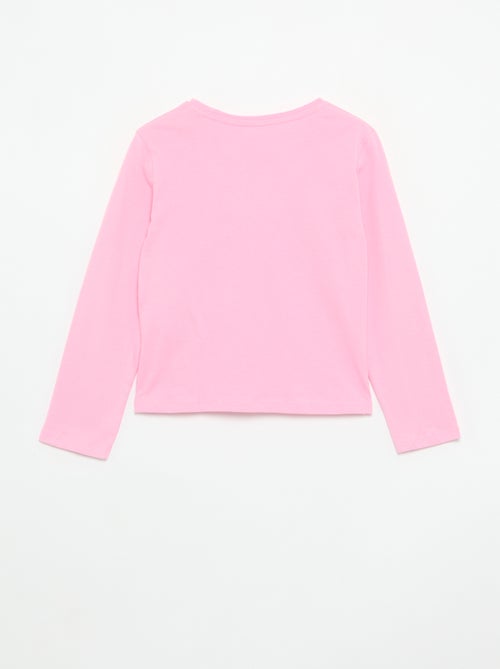 T-shirt a maniche lunghe con stampa - Kiabi