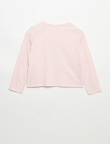 T-shirt a maniche lunghe con stampa