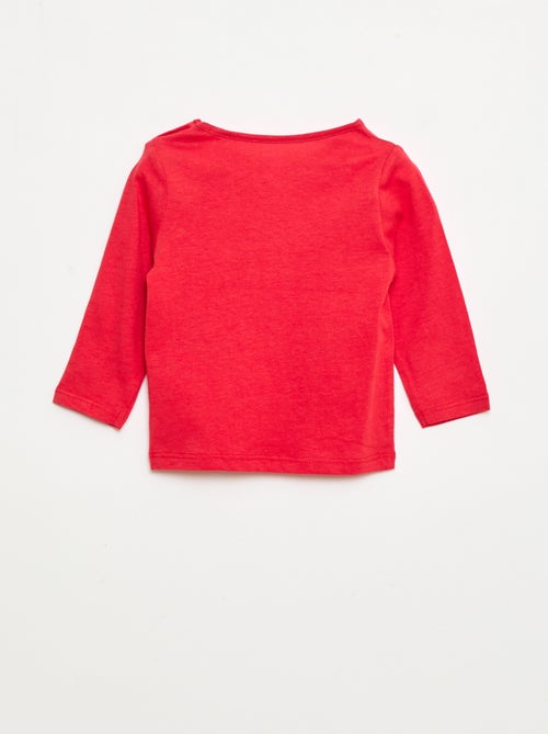 T-shirt a maniche lunghe con stampa - Kiabi