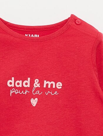 T-shirt a maniche lunghe con stampa