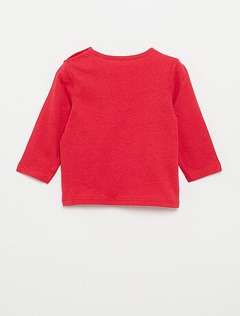 T-shirt a maniche lunghe con stampa