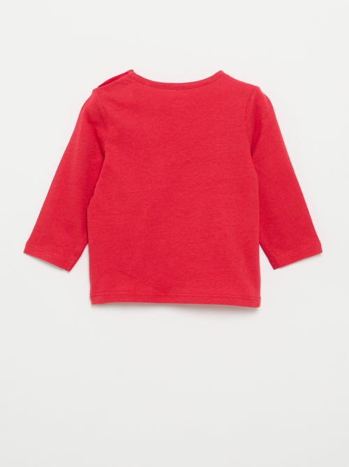 T-shirt a maniche lunghe con stampa - Kiabi