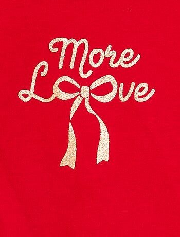 T-shirt a maniche lunghe con stampa