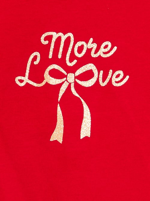 T-shirt a maniche lunghe con stampa - Kiabi