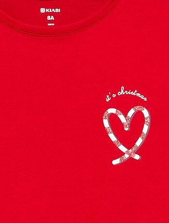 T-shirt a maniche lunghe con stampa