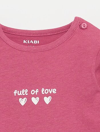 T-shirt a maniche lunghe con stampa