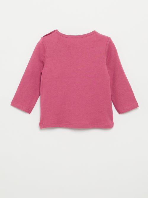 T-shirt a maniche lunghe con stampa - Kiabi