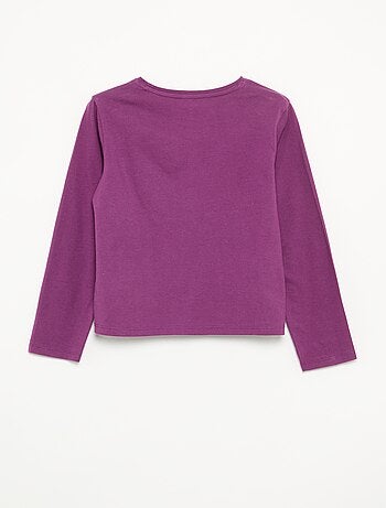 T-shirt a maniche lunghe con stampa