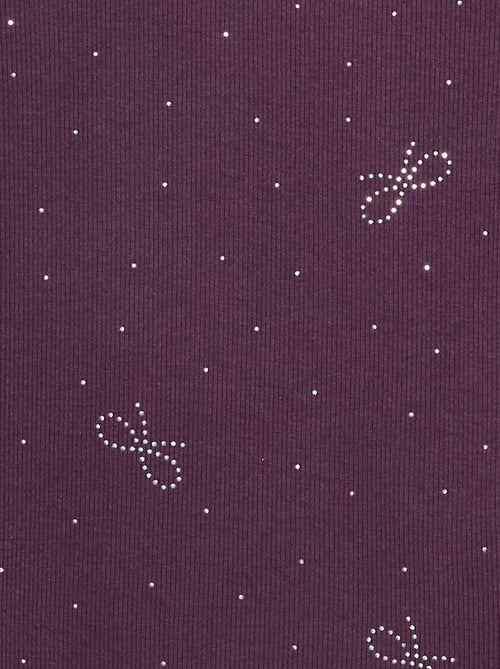 T-shirt a maniche lunghe con strass - Kiabi