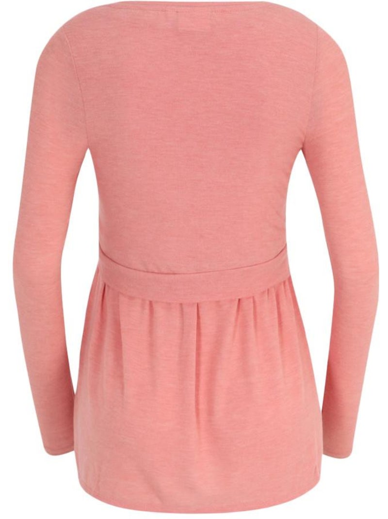 T-shirt a maniche lunghe da donna Mamalicious Rosa - Kiabi