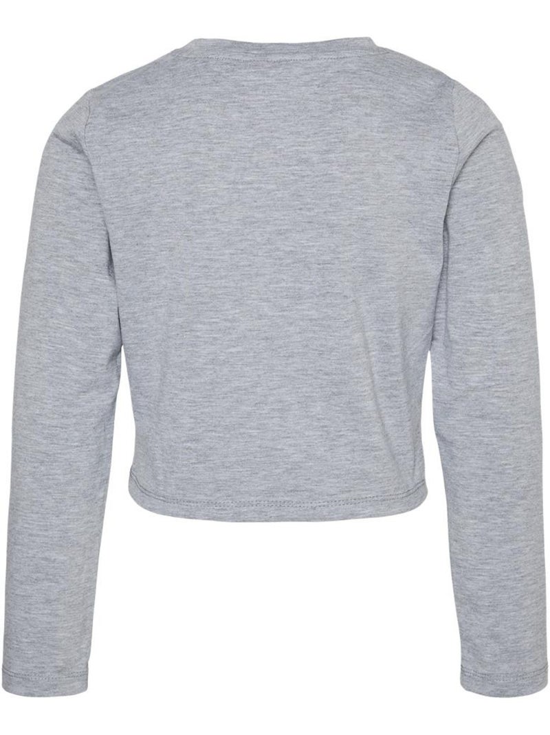 T-shirt a maniche lunghe da ragazza Vero Moda Grigio argentato - Kiabi