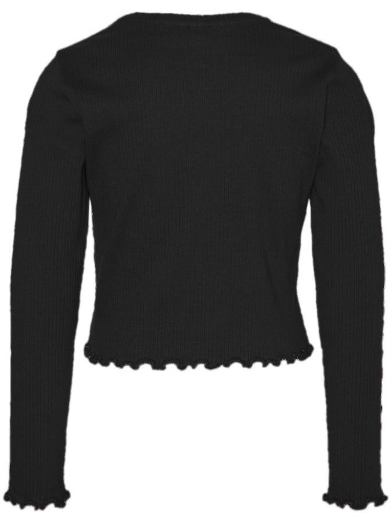 T-shirt a maniche lunghe da ragazza Vero Moda Nero - Kiabi
