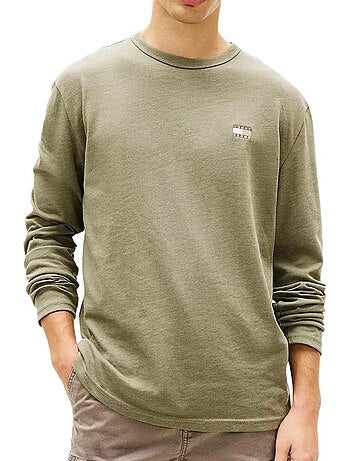 T-shirt maniche lunghe da uomo tommy hilfiger
