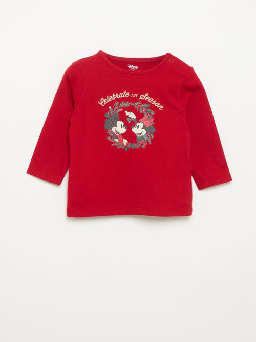 T-shirt a maniche lunghe 'Disney' 'Natale' - Kiabi