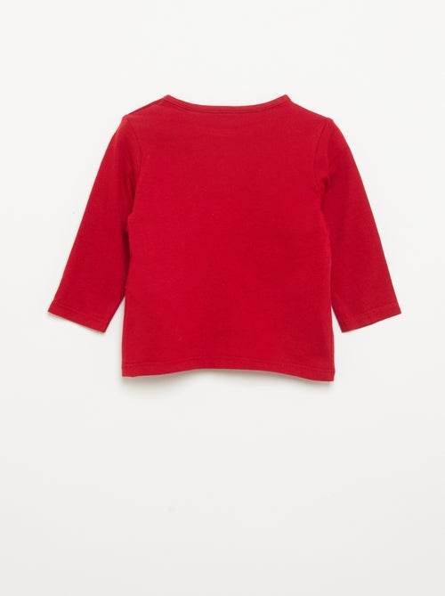 T-shirt a maniche lunghe 'Disney' 'Natale' - Kiabi