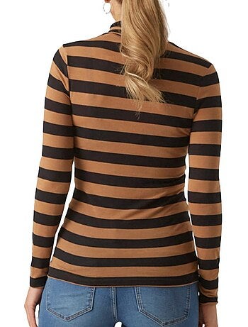 T-shirt a Maniche Lunghe Donna Mamalicious