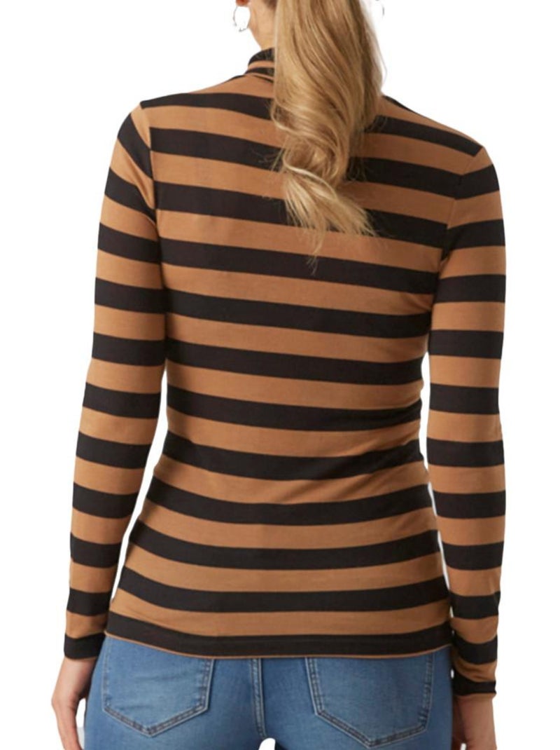 T-shirt a Maniche Lunghe Donna Mamalicious Nero - Kiabi