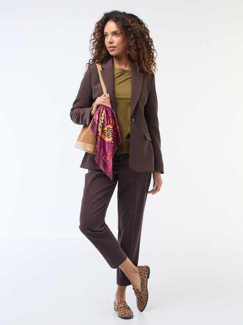 T-shirt a maniche lunghe e collo rotondo - Kiabi