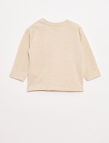 T-shirt a maniche lunghe e taschino sul petto