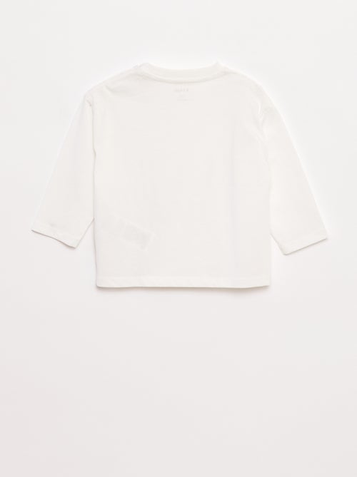 T-shirt a maniche lunghe e taschino sul petto - Kiabi