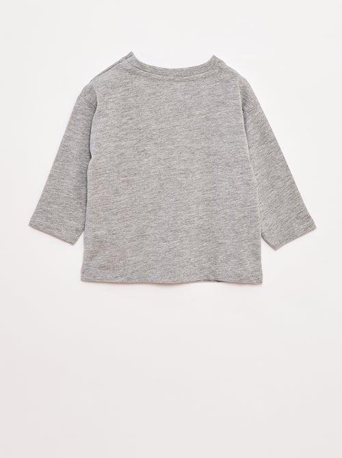 T-shirt a maniche lunghe e taschino sul petto - Kiabi T-shirt a maniche lunghe e taschino sul petto - Kiabi