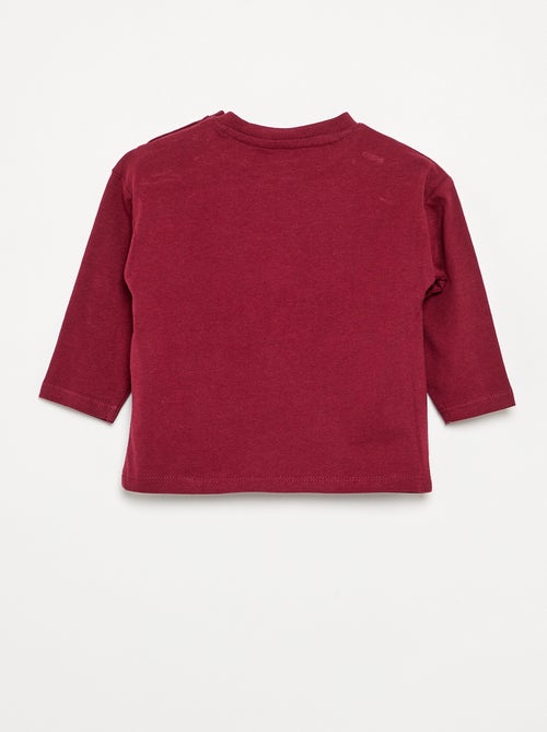 T-shirt a maniche lunghe e taschino sul petto - Kiabi