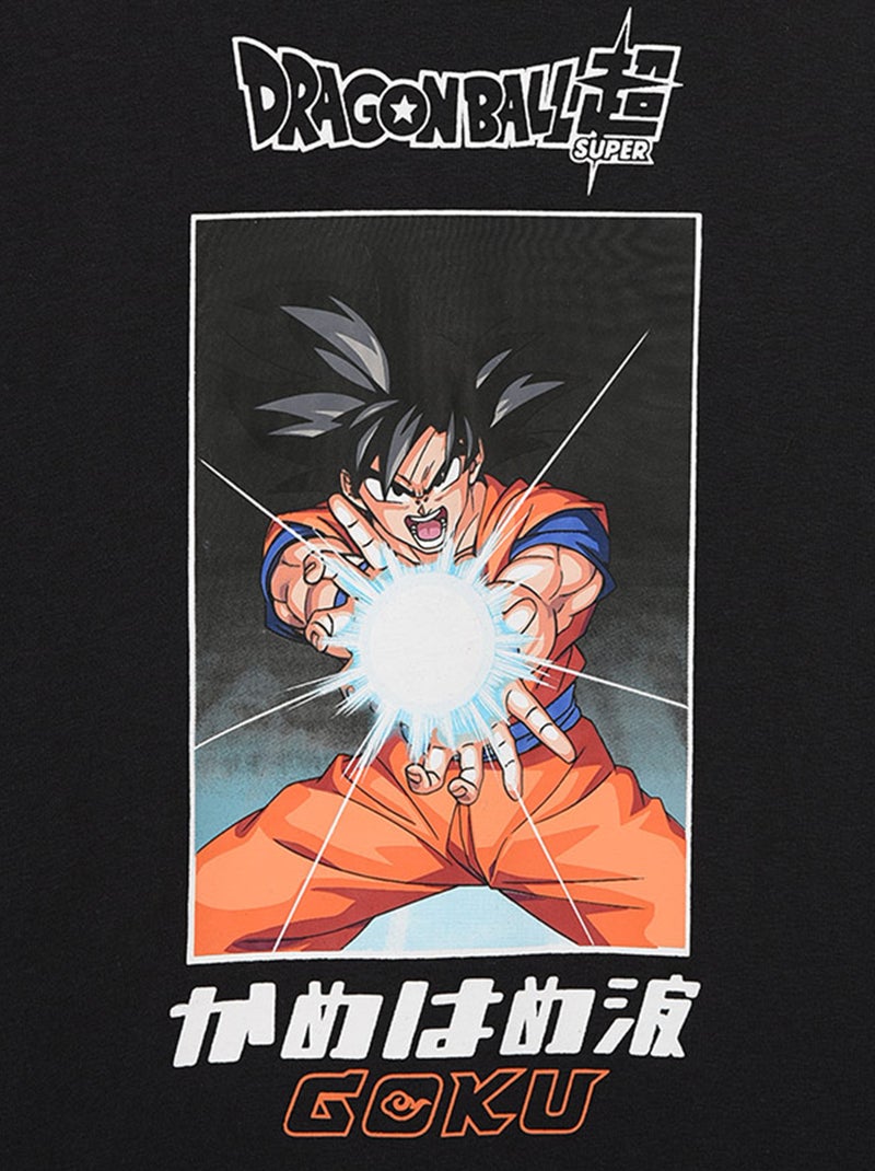T-shirt a maniche lunghe effetto 2 in 1 "Dragon Ball Z" Nero - Kiabi