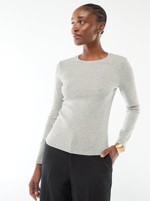 T-shirt a maniche lunghe - Kiabi