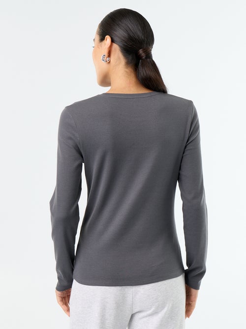 T-shirt a maniche lunghe - Kiabi T-shirt a maniche lunghe - Kiabi