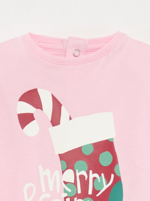 T-shirt a maniche lunghe in jersey di cotone - Kiabi