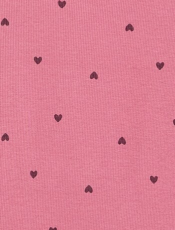 T-shirt a maniche lunghe in maglia a costine