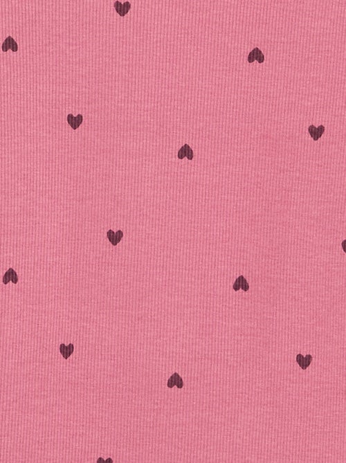 T-shirt a maniche lunghe in maglia a costine - Kiabi