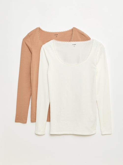 T-shirt a maniche lunghe intimo - Kiabi