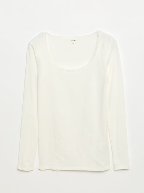 T-shirt a maniche lunghe intimo - Kiabi