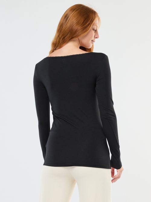 T-shirt a maniche lunghe intimo - Kiabi