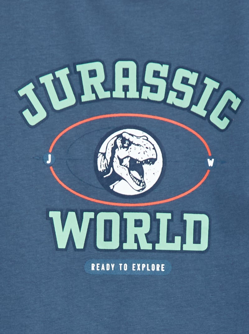 T-shirt a maniche lunghe 'Jurassic World' Blu - Kiabi