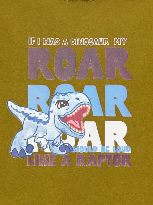 T-shirt a maniche lunghe 'Jurassic World' - Kiabi T-shirt a maniche lunghe 'Jurassic World' - Kiabi